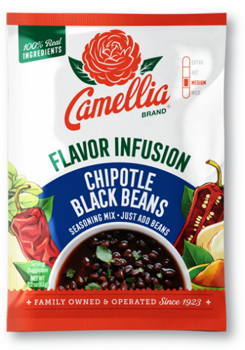 NolaCajun Camellia Chipotle Black Beans Flavor Infusion Louisiana Cajun Black Beans
