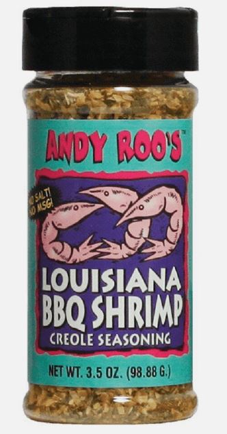 NolaCajun Andy Roo's Louisiana BBQ Shrimp Creole Seasoning New Orleans Cajun Spice