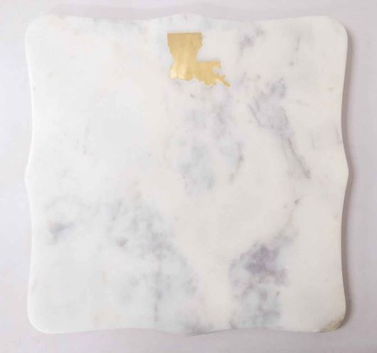 NolaCajun Louisiana Marble Serving Board Louisiana Cajun Entertaining New Orleans