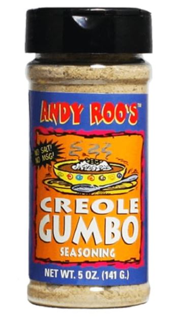NolaCajun Andy Roo's Gumbo Seasoning Cajun Gumbo Spice Mix Louisiana New Orleans
