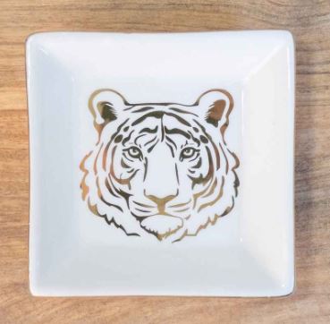 NolaCajun Tiger Trinket Dish Louisiana Tiger Decor New Orleans