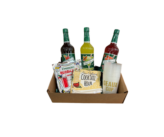 NolaCajun Cocktails to Geaux Gift Box New Orleans Louisiana cocktail mixer gift box to go