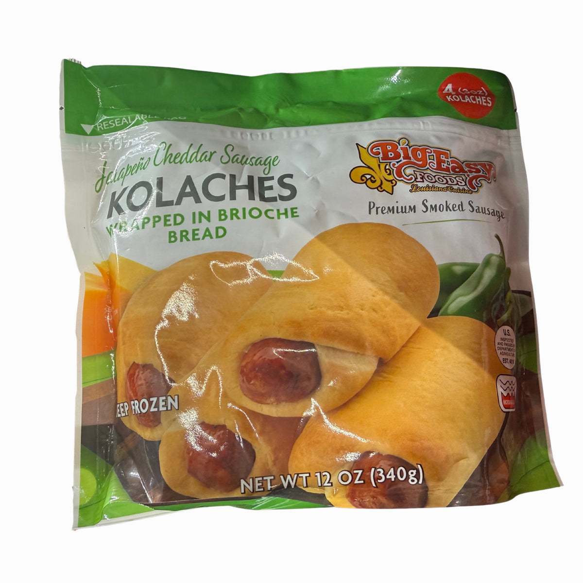 NolaCajun Big Easy Kolaches Jalapeno Cheddar Sausage Louisiana Kolache New Orleans