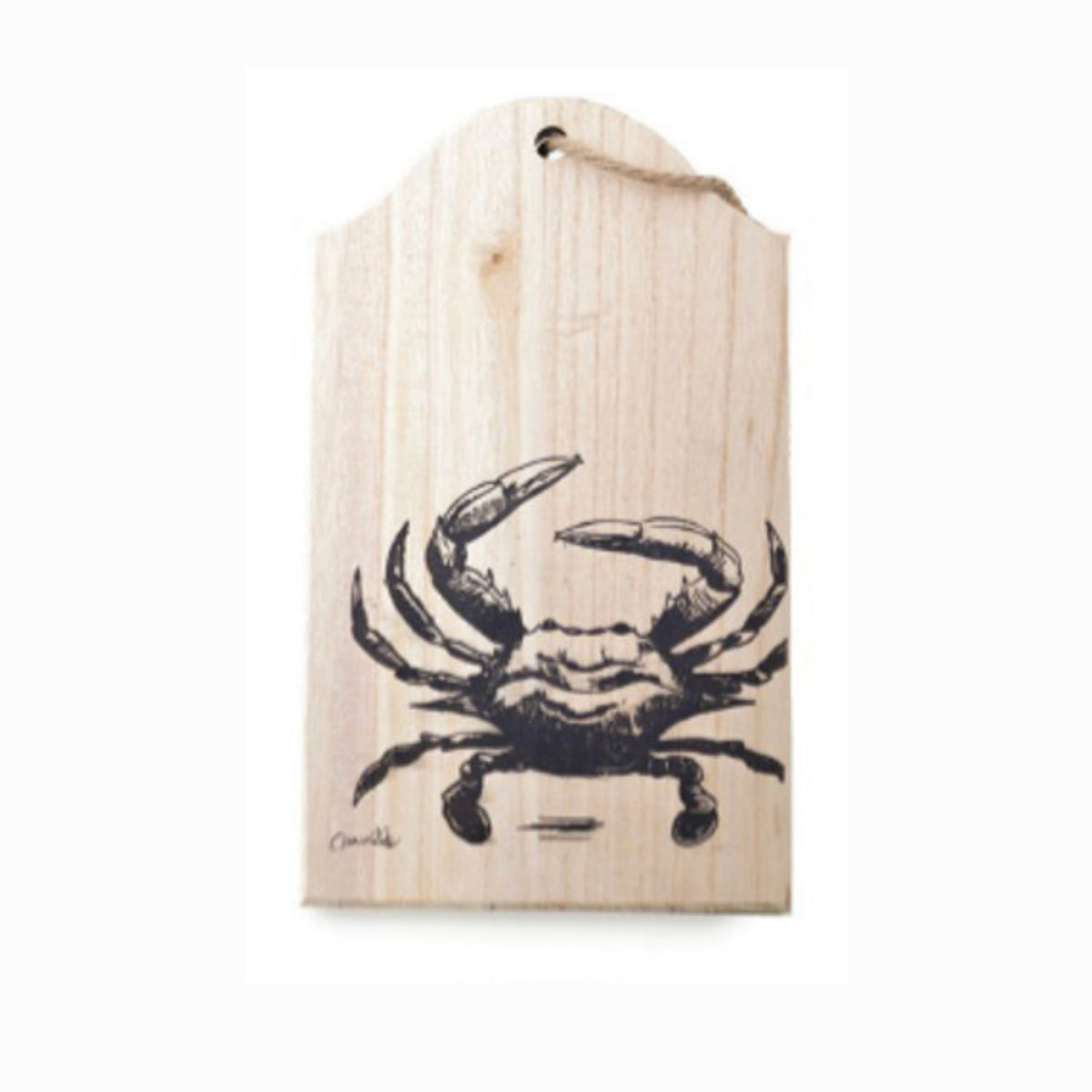 NolaCajun Wood Blue Crab Cutting and Serving Board Louisiana Cajun Kitchen New Orleans
