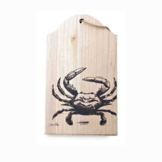 NolaCajun Wood Blue Crab Cutting and Serving Board Louisiana Cajun Kitchen New Orleans