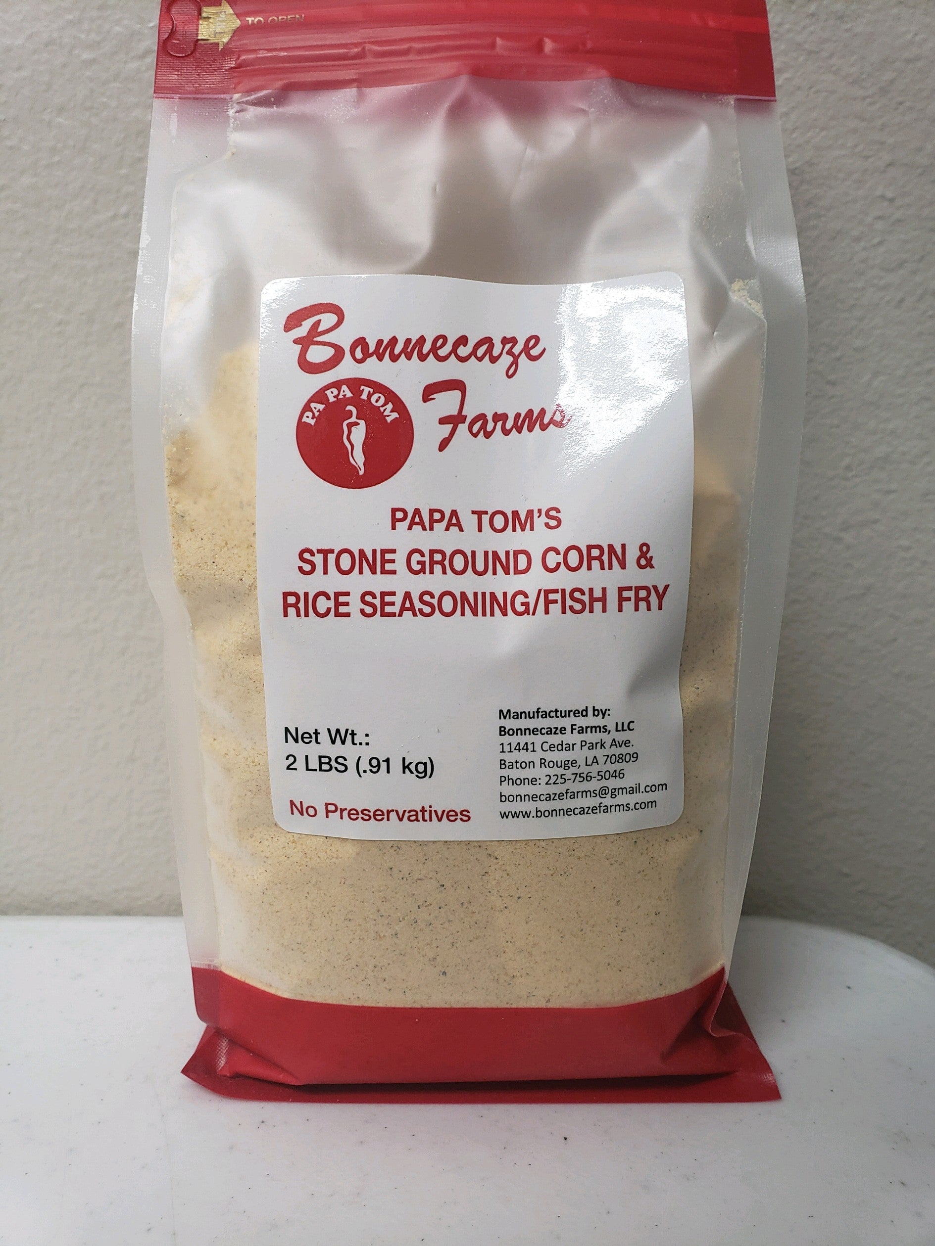 NolaCajun Bonnecaze Farms Fish Fry Louisiana Cajun Fish Fry Mix New Orleans