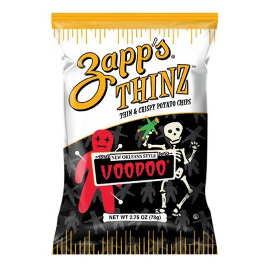 NolaCajun Zapp's Thinz Voodoo Chips Louisiana Voodoo Flavor Cajun Chips New Orleans