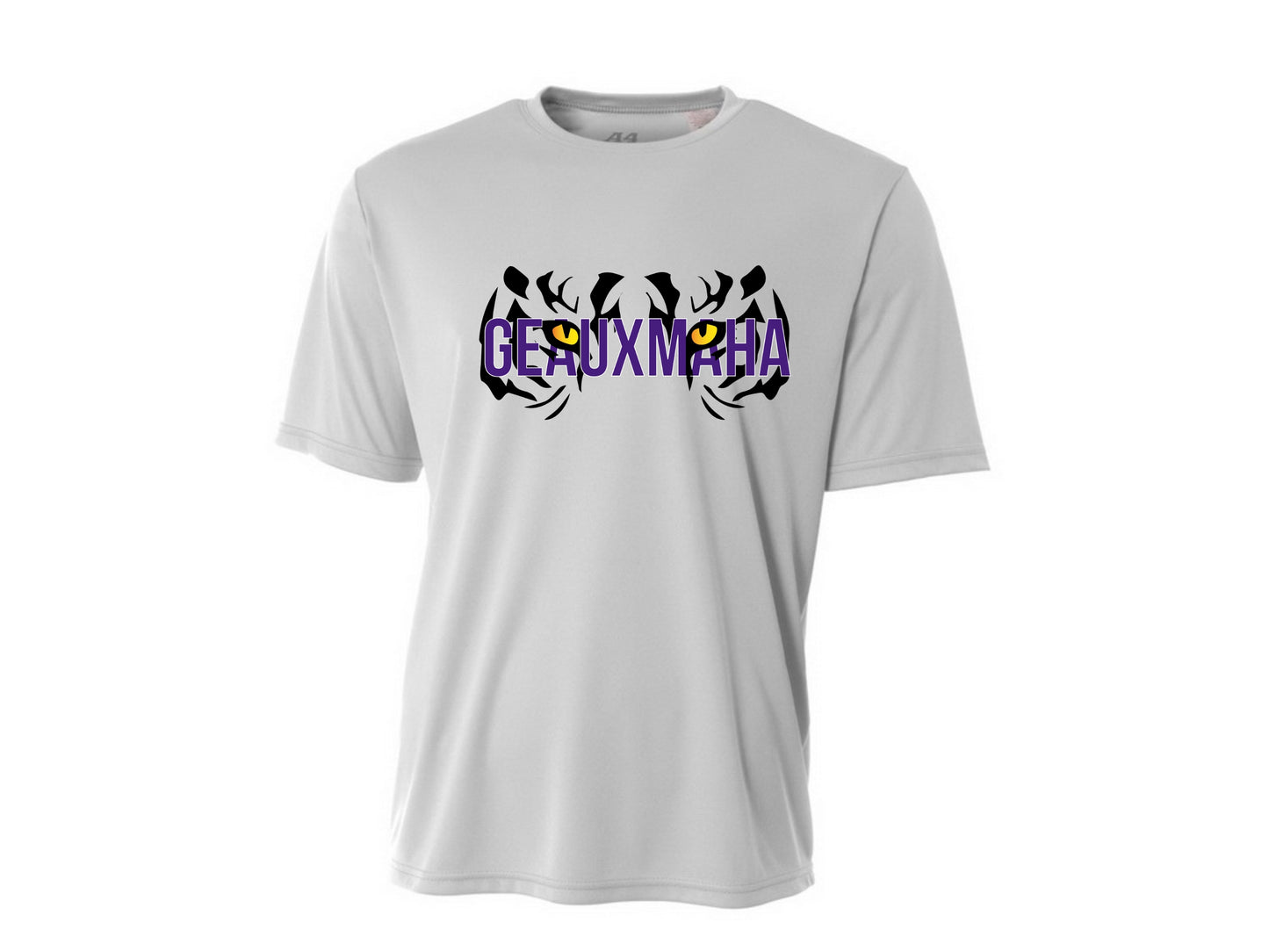 NolaCajun Geauxmaha Dri-fit T-Shirt Back View Louisiana Cajun Apparel New Orleans