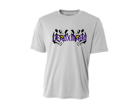 NolaCajun Geauxmaha Dri-fit T-Shirt Back View Louisiana Cajun Apparel New Orleans