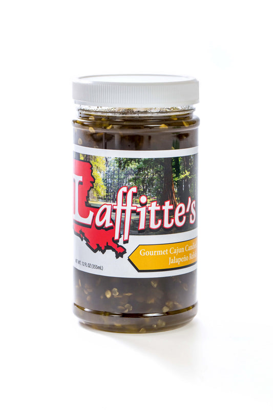 NolaCajun Laffittes Gourmet Cajun Candied Jalapeno Relish Louisiana Cajun Condiment New Orleans