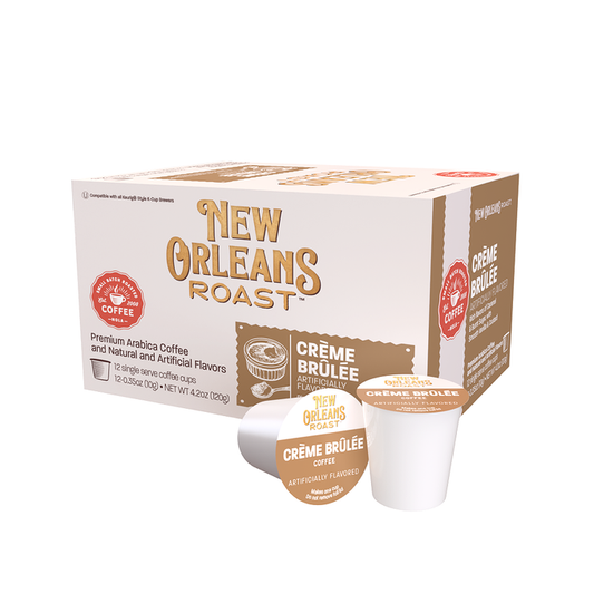 NolaCajun New Orleans Roast Single Serve Cups Creme Brulee Louisiana Coffee New Orleans
