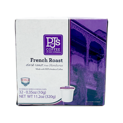 PJ's Coffee of New Orleans Single Serve Cups - French Roast