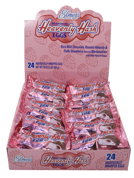 NolaCajun Elmer's Strawberry Heavenly Hash New Orleans strawberry marshmallow chocolate candy
