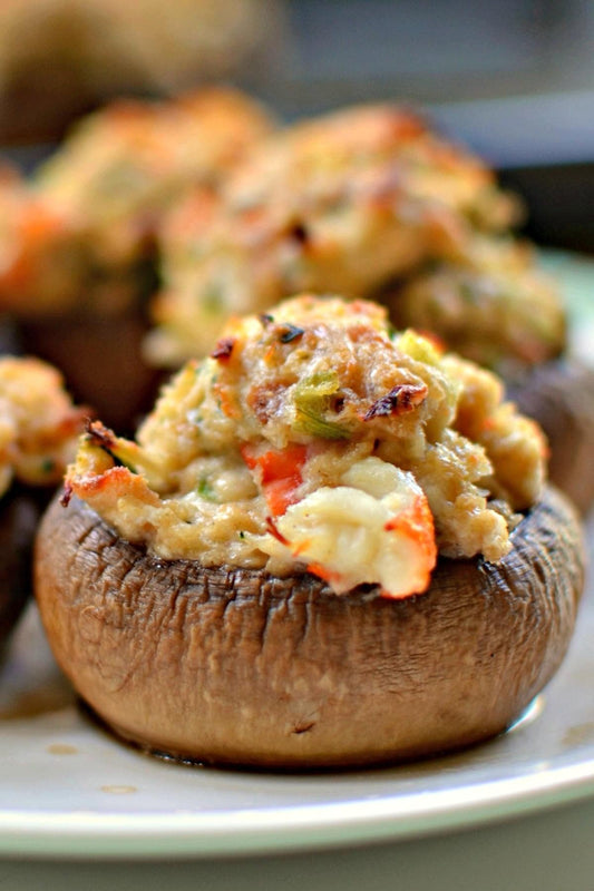 NolaCajun Crab Stuffed Mushrooms Louisiana Cajun Seafood Mushrooms New Orleans