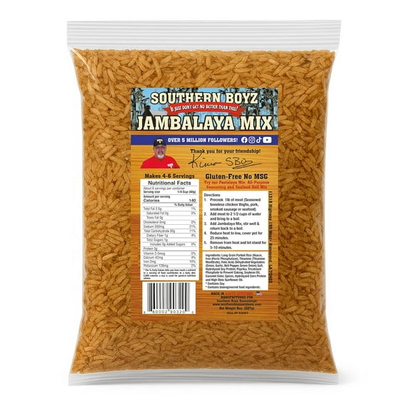 NolaCajun Southern Boyz Jambalaya Mix Louisiana Cajun Jambalaya Mix New Orleans