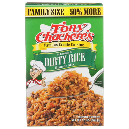 NolaCajun Tony Chachere's Creole Dirty Rice Package Louisiana Cajun Rice Seasoning