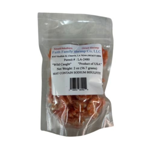 NolaCajun Faith Family Shrimp Co Dried Shrimp Louisiana Cajun Seafood New Orleans