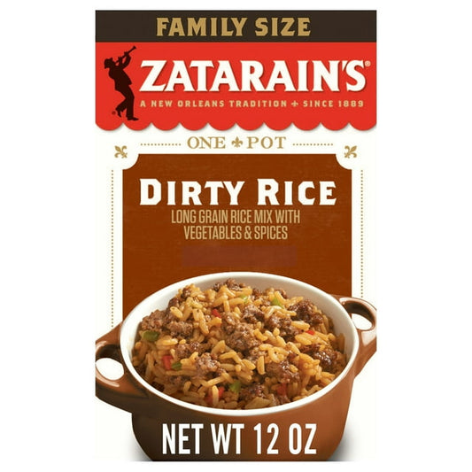 NolaCajun Zatarain's Dirty Rice Package Louisiana Cajun Dirty Rice Seasoning Mix