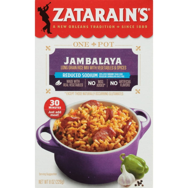 NolaCajun Zatarain's Jambalaya Mix Classic Louisiana Cajun Jambalaya Family Pack