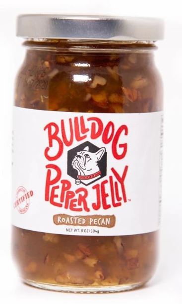 NolaCajun Bull Dog Roasted Pecan Pepper Jelly Louisiana Cajun Condiment New Orleans
