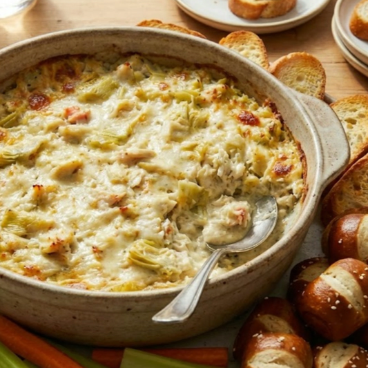 NolaCajun Crab and Artichoke Dip Louisiana Cajun Seafood Dip New Orleans