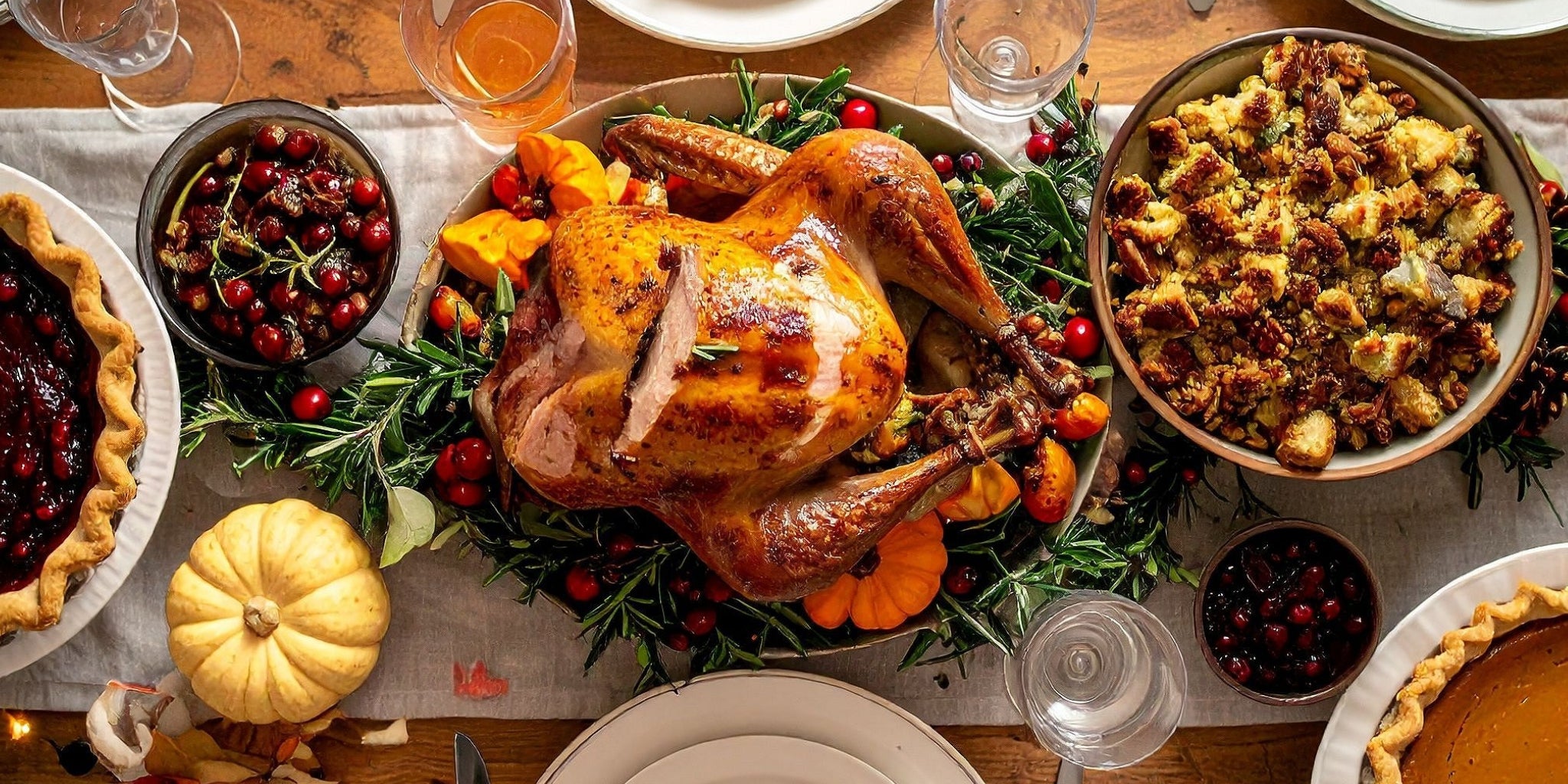 Holiday Cajun dinner featuring turducken shipped to your door