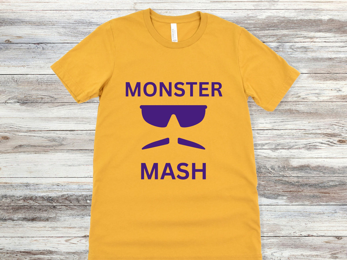 NolaCajun Monster Mash Baseball Tshirt Louisiana Halloween Spirit New Orleans