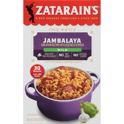 NolaCajun Zatarain's Jambalaya Mix Variety Louisiana Cajun Jambalaya New Orleans