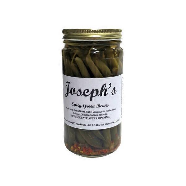 NolaCajun Joseph's Spicy Green Beans Louisiana pickled spicy dilly green bean jar