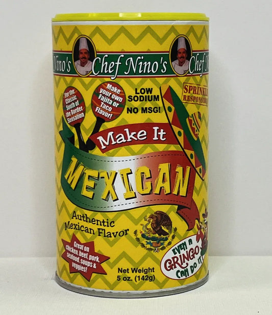 NolaCajun Chef Nino's Make It Mexican Seasoning Louisiana Cajun Mexican Spice
