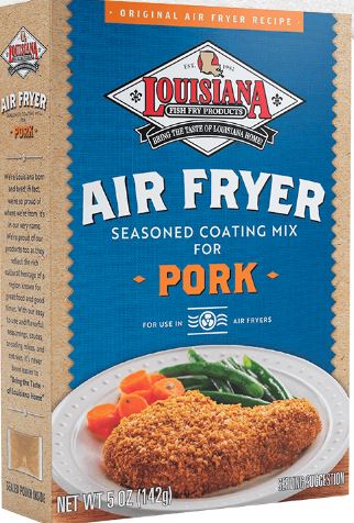 NolaCajun Louisiana Fish Fry Air Fryer Seasoned Coating Mix Pork Louisiana Cajun Breading New Orleans