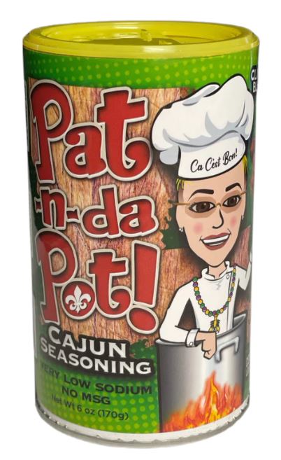 NolaCajun Pat-N-da-Pot Cajun Seasoning Louisiana Cajun Spice New Orleans