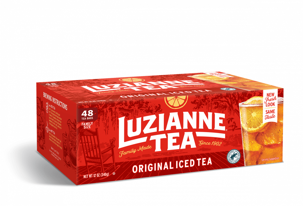 NolaCajun Luzianne Tea Original Louisiana family size iced tea bags detail
