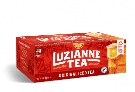 NolaCajun Luzianne Tea Original Louisiana family size iced tea bags detail