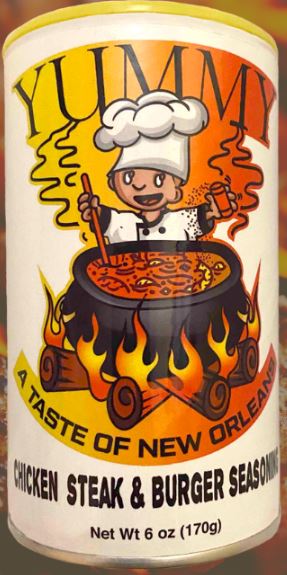 NolaCajun YUMMY A Taste of New Orleans Chicken Steak Burger Seasoning Louisiana Cajun Spice