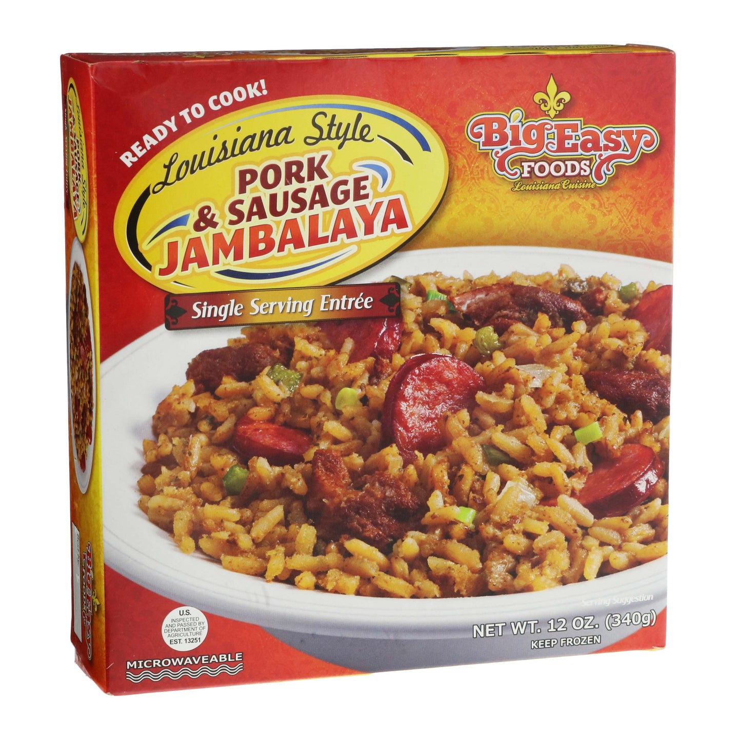 NolaCajun Big Easy Pork and Sausage Jambalaya Louisiana Cajun Jambalaya New Orleans