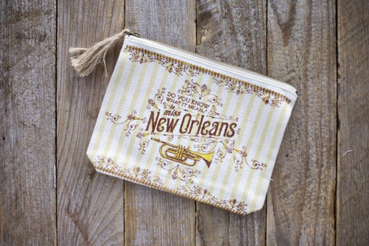 NolaCajun Pouch Do You Know What It Means Louisiana Souvenir