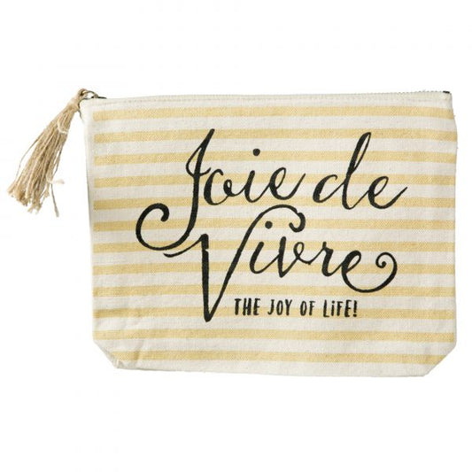 NolaCajun Pouch Joie De Vivre Louisiana Cajun Joie De Vivre Zipper Pouch New Orleans