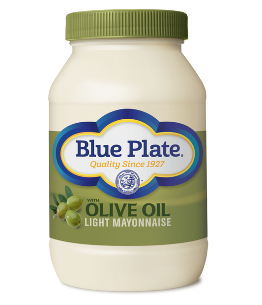Blue Plate Olive Oil Mayonnaise 30oz - Louisiana Light Olive Oil Mayo