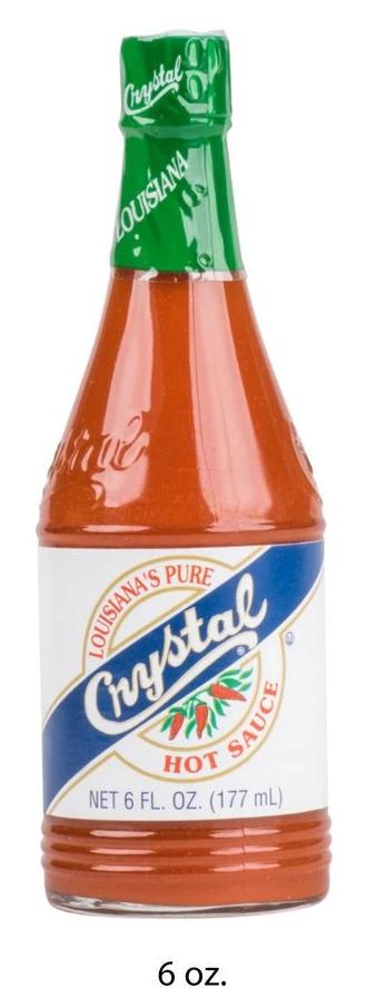 Crystal Hot Sauce - Authentic Louisiana Style Hot Pepper Sauce