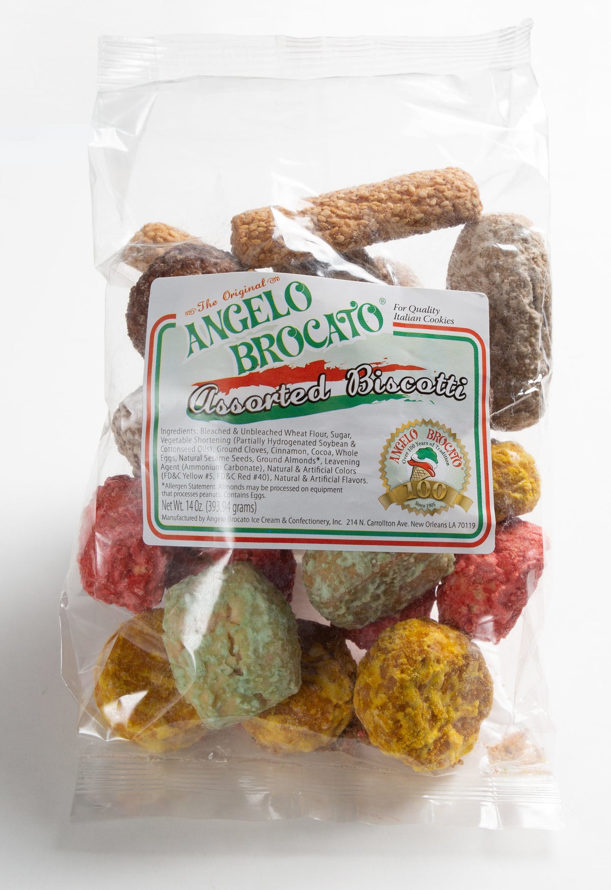 NolaCajun Angelo Brocato Assorted Italian Biscotti Cookies New Orleans