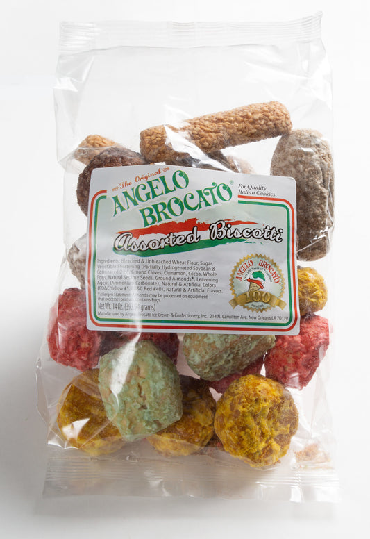 NolaCajun Angelo Brocato Assorted Italian Biscotti Cookies New Orleans