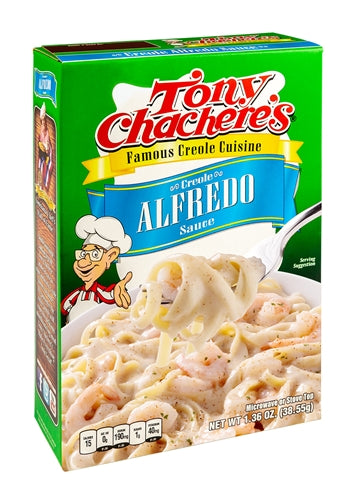 NolaCajun Tony Chachere's Alfredo Sauce Mix Louisiana Cajun Creole Pasta Sauce