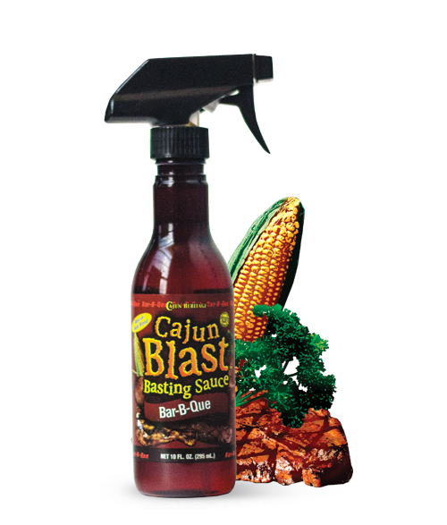 Cajun Blast Bar-B-Que Mild Basting Sauce - Louisiana BBQ Grilling Sauce 10oz