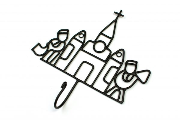 NolaCajun St Louis Cathedral Metal Wall Hook New Orleans Louisiana