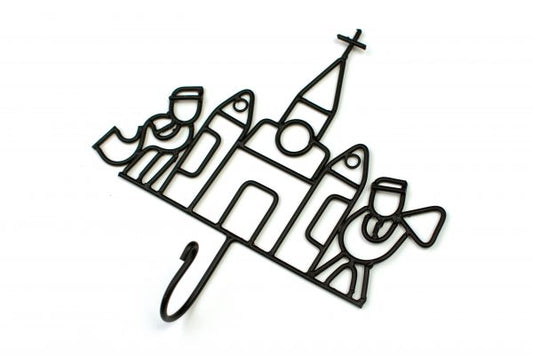 NolaCajun St Louis Cathedral Metal Wall Hook New Orleans Louisiana