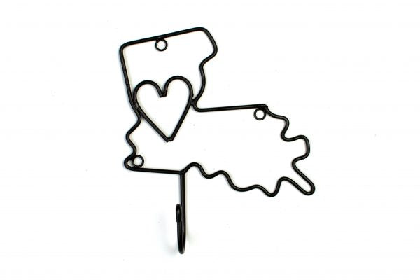 NolaCajun Louisiana Metal Wall Hook Cajun Home Decor Gift