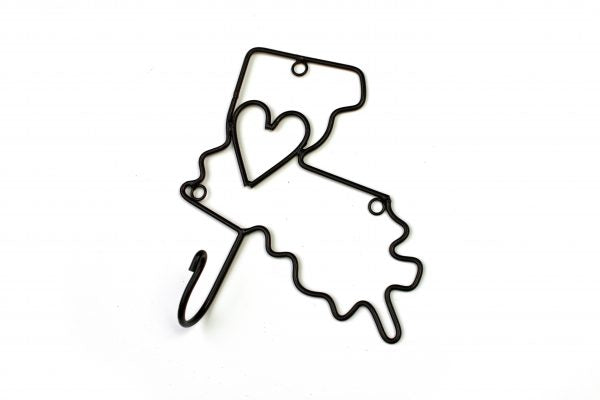 NolaCajun Louisiana Metal Wall Hook New Orleans Home Decor