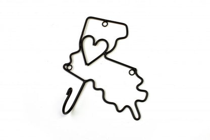NolaCajun Louisiana Metal Wall Hook New Orleans Home Decor