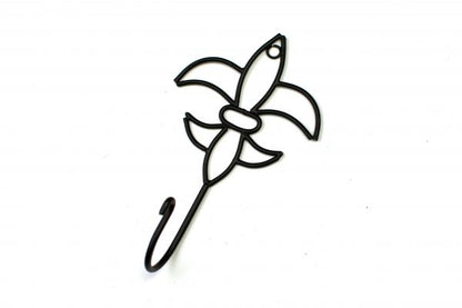 NolaCajun Fleur De Lis Metal Wall Hook Louisiana Home Decor
